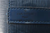 Authentic Louis Vuitton Epi Petit Noe Shoulder Drawstring Bag M44105 Blue 1964G