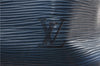 Authentic Louis Vuitton Epi Petit Noe Shoulder Drawstring Bag M44105 Blue 1964G