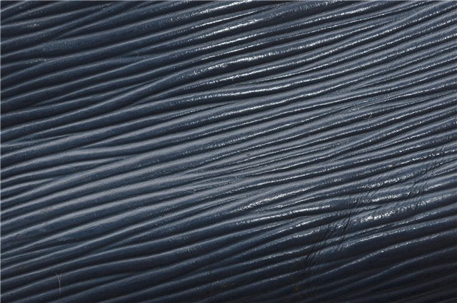 Authentic Louis Vuitton Epi Petit Noe Shoulder Drawstring Bag M44105 Blue 1964G