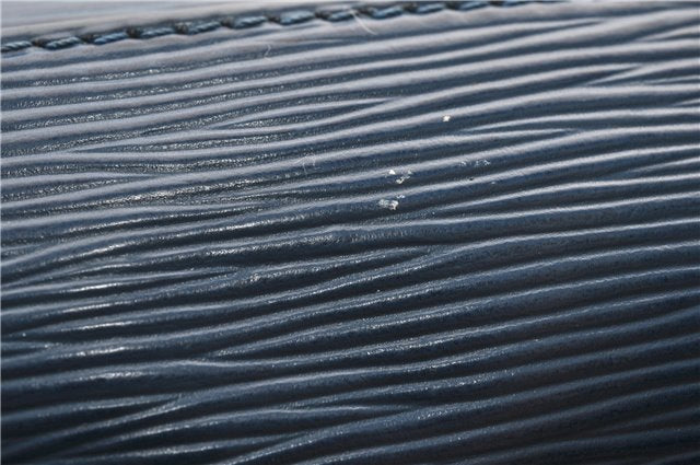 Authentic Louis Vuitton Epi Petit Noe Shoulder Drawstring Bag M44105 Blue 1964G