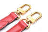 Authentic Louis Vuitton Leather Shoulder Strap Red 40.2-47.2" LV 1966F