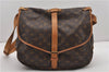 Authentic Louis Vuitton Monogram Saumur 35 Shoulder Cross Bag M42254 LV 1968G