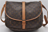 Authentic Louis Vuitton Monogram Saumur 35 Shoulder Cross Bag M42254 LV 1968G
