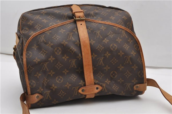 Authentic Louis Vuitton Monogram Saumur 35 Shoulder Cross Bag M42254 LV 1968G