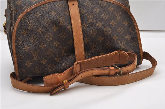 Authentic Louis Vuitton Monogram Saumur 35 Shoulder Cross Bag M42254 LV 1968G