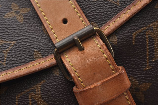 Authentic Louis Vuitton Monogram Saumur 35 Shoulder Cross Bag M42254 LV 1968G