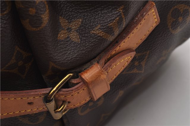 Authentic Louis Vuitton Monogram Saumur 35 Shoulder Cross Bag M42254 LV 1968G