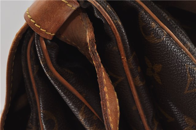 Authentic Louis Vuitton Monogram Saumur 35 Shoulder Cross Bag M42254 LV 1968G