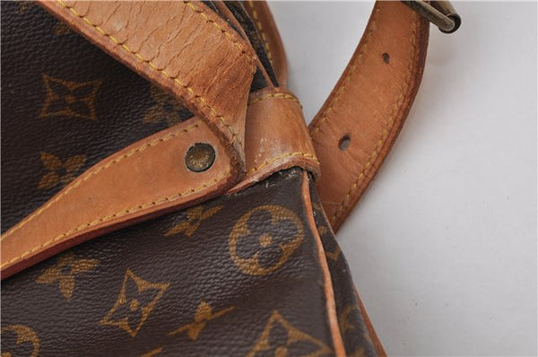 Authentic Louis Vuitton Monogram Saumur 35 Shoulder Cross Bag M42254 LV 1968G