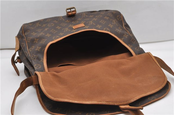 Authentic Louis Vuitton Monogram Saumur 35 Shoulder Cross Bag M42254 LV 1968G