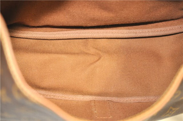 Authentic Louis Vuitton Monogram Saumur 35 Shoulder Cross Bag M42254 LV 1968G