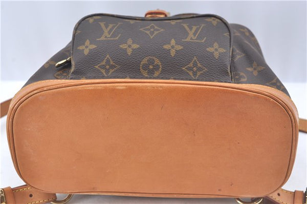 Authentic Louis Vuitton Monogram Montsouris MM Backpack M51136 LV 1970G