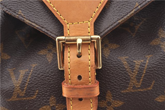 Authentic Louis Vuitton Monogram Montsouris MM Backpack M51136 LV 1970G