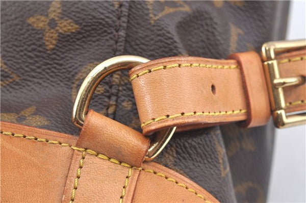 Authentic Louis Vuitton Monogram Montsouris MM Backpack M51136 LV 1970G