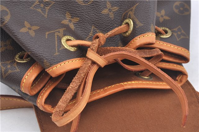 Authentic Louis Vuitton Monogram Montsouris MM Backpack M51136 LV 1970G