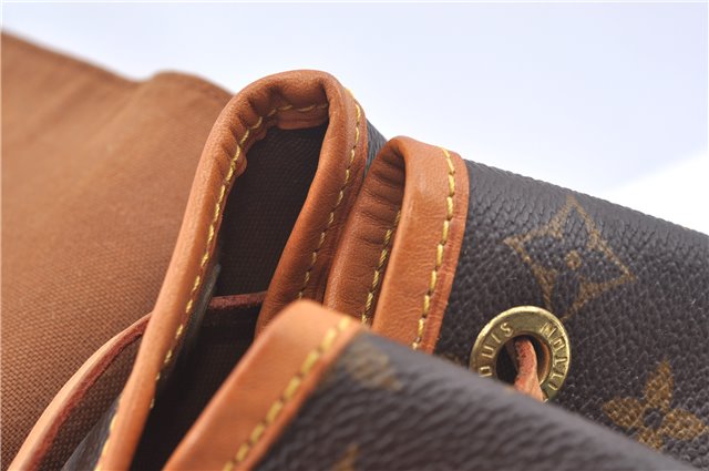 Authentic Louis Vuitton Monogram Montsouris MM Backpack M51136 LV 1970G