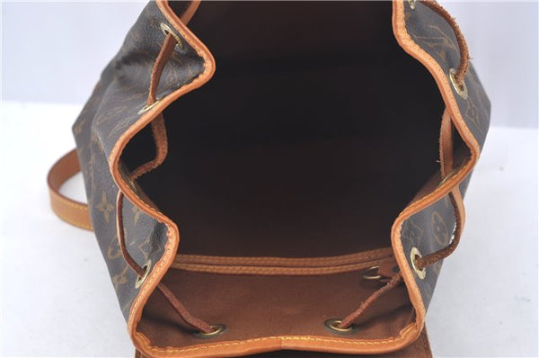 Authentic Louis Vuitton Monogram Montsouris MM Backpack M51136 LV 1970G