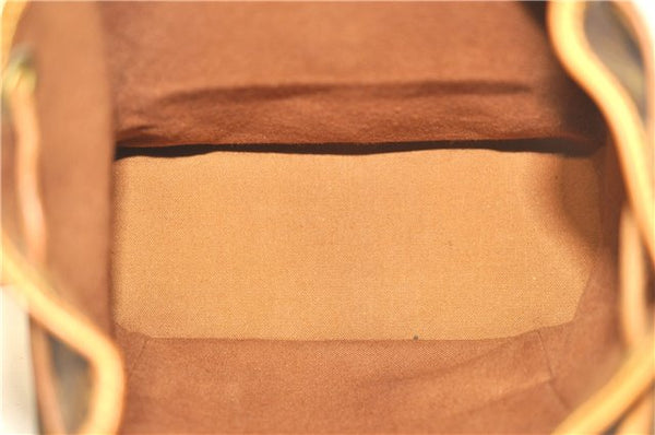 Authentic Louis Vuitton Monogram Montsouris MM Backpack M51136 LV 1970G