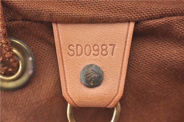 Authentic Louis Vuitton Monogram Montsouris MM Backpack M51136 LV 1970G