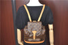Authentic Louis Vuitton Monogram Montsouris MM Backpack M51136 LV 1970G