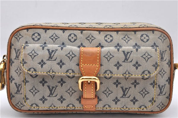 Auth Louis Vuitton Monogram Mini Juliet MM Shoulder Cross Bag M92217 Blue 1971D