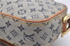 Auth Louis Vuitton Monogram Mini Juliet MM Shoulder Cross Bag M92217 Blue 1971D