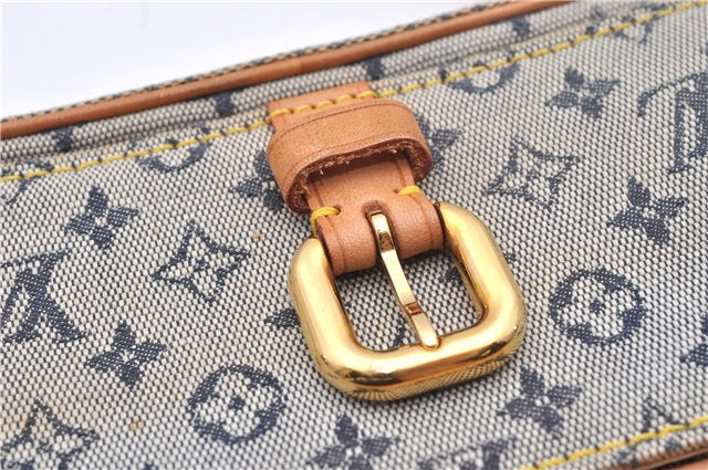 Auth Louis Vuitton Monogram Mini Juliet MM Shoulder Cross Bag M92217 Blue 1971D