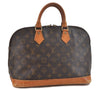 Authentic Louis Vuitton Monogram Alma Hand Bag M51130 LV 1975D