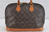 Authentic Louis Vuitton Monogram Alma Hand Bag M51130 LV 1975D