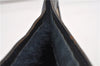 Authentic GUCCI Sherry Line Clutch Hand Bag Purse GG PVC Leather Navy Blue 1977G