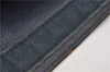 Authentic GUCCI Sherry Line Clutch Hand Bag Purse GG PVC Leather Navy Blue 1977G