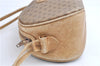 Authentic GUCCI Micro GG Shoulder Cross Body Bag GG PVC Leather Brown 1978G