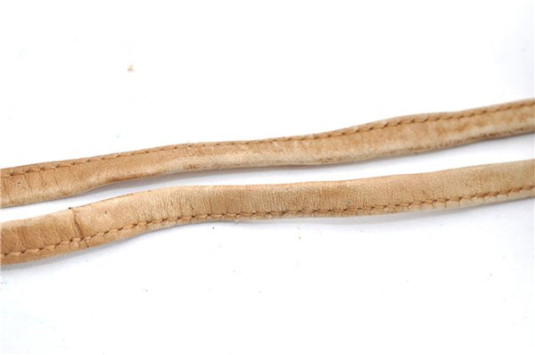 Authentic GUCCI Micro GG Shoulder Cross Body Bag GG PVC Leather Brown 1978G