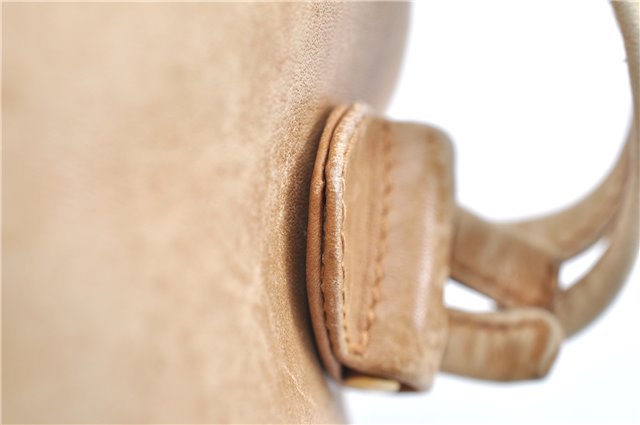 Authentic GUCCI Micro GG Shoulder Cross Body Bag GG PVC Leather Brown 1978G