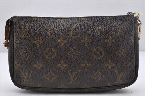 Authentic Louis Vuitton Monogram Pochette Accessoires Pouch M51980 LV 1979D