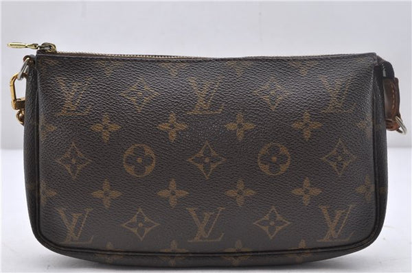 Authentic Louis Vuitton Monogram Pochette Accessoires Pouch M51980 LV 1979D