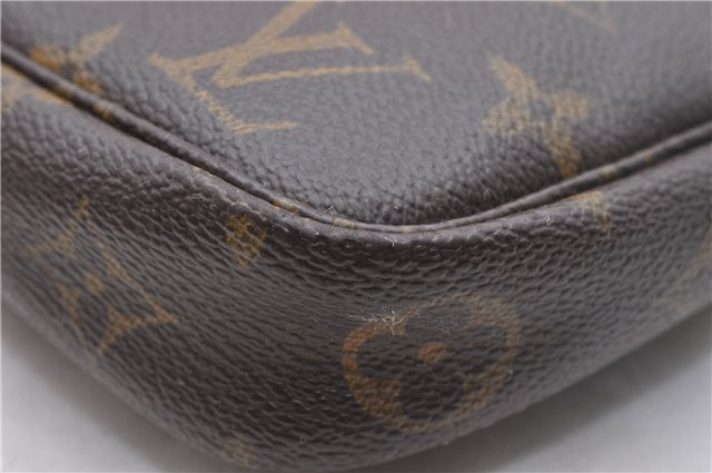 Authentic Louis Vuitton Monogram Pochette Accessoires Pouch M51980 LV 1979D