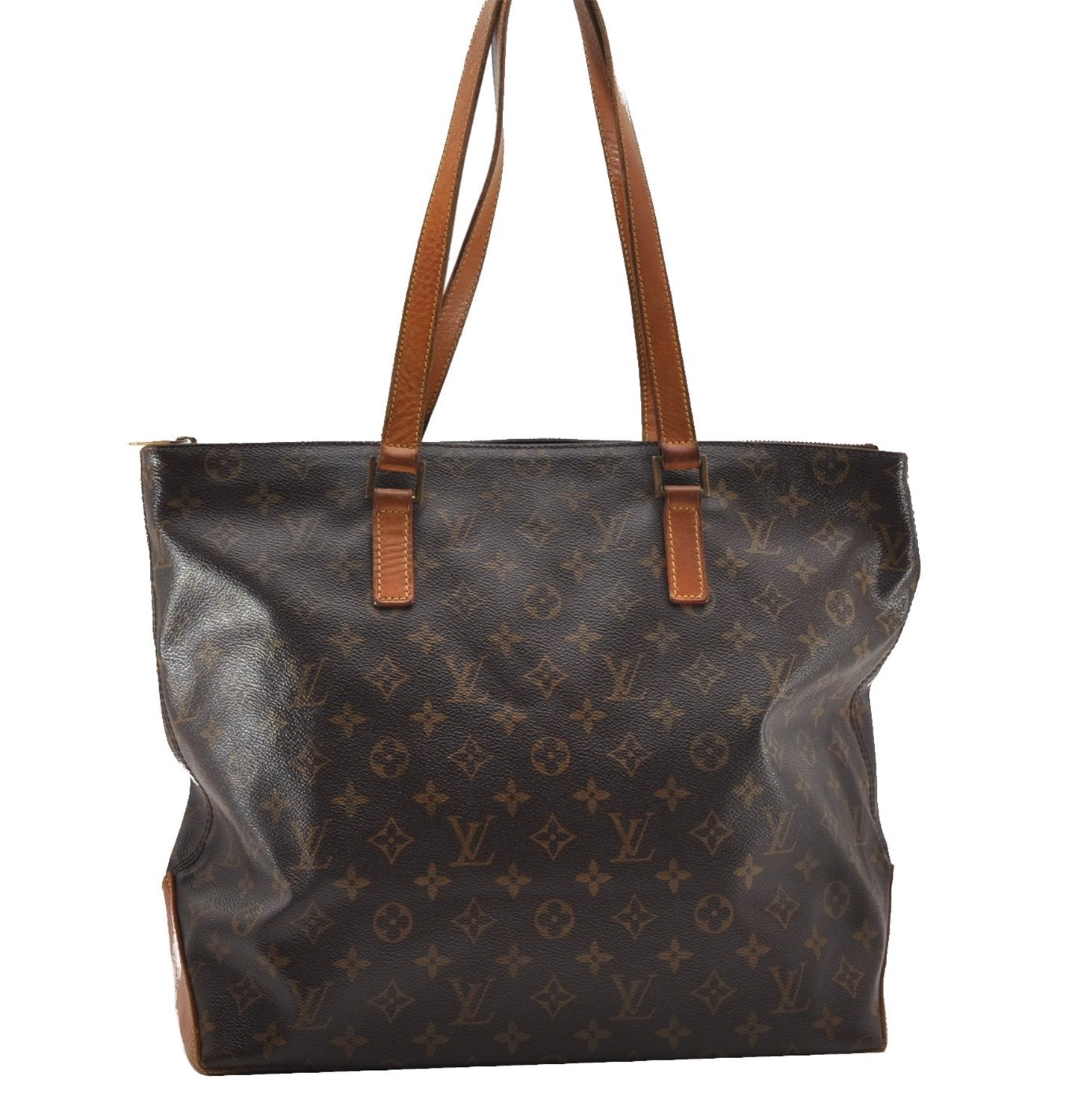 Authentic Louis Vuitton Monogram Cabas Mezzo Shoulder Tote Bag M51151 LV 1980G