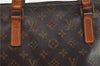 Authentic Louis Vuitton Monogram Cabas Mezzo Shoulder Tote Bag M51151 LV 1980G