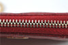 Authentic CHANEL Caviar Skin Matelasse Coin Purse Wallet CC Logo Red 1981G