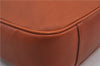 Authentic GUCCI Crest Design Shoulder Cross Body Bag Leather Brown Junk 1982D