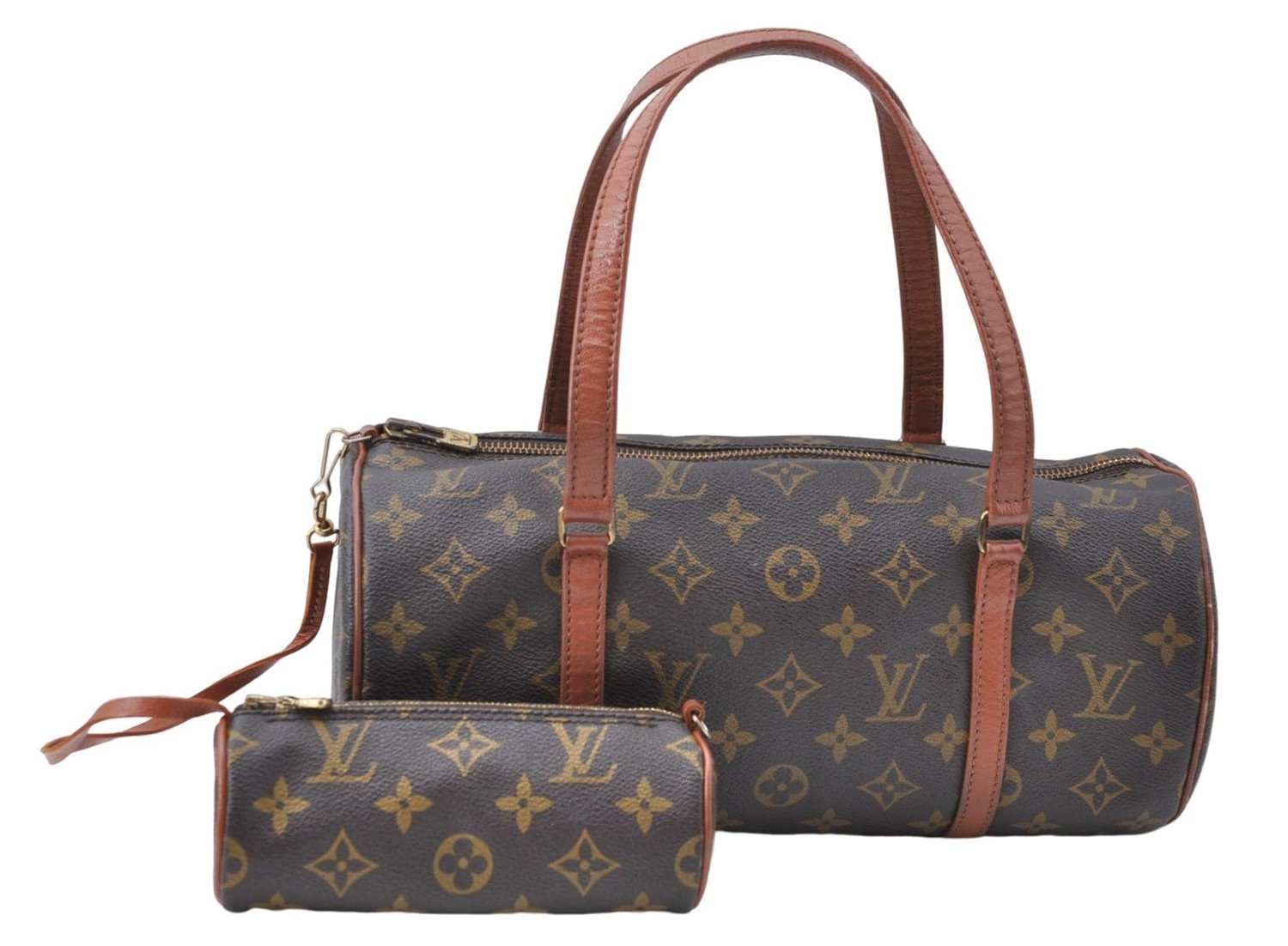 Authentic Louis Vuitton Monogram Papillon 30 Hand Bag Old Model LV 1983B
