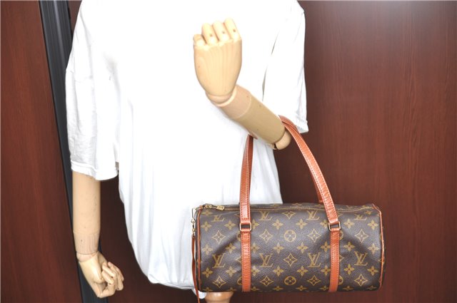 Authentic Louis Vuitton Monogram Papillon 30 Hand Bag Old Model LV 1983B