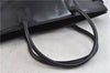 Authentic GUCCI Vintage Shoulder Tote Bag Leather Black Junk 1983D