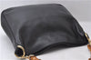 Authentic GUCCI Bamboo Shoulder Hand Bag Leather Black Junk 1984D