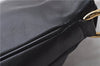 Authentic GUCCI Bamboo Shoulder Hand Bag Leather Black Junk 1984D