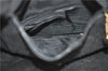 Authentic GUCCI Bamboo Shoulder Hand Bag Leather Black Junk 1984D