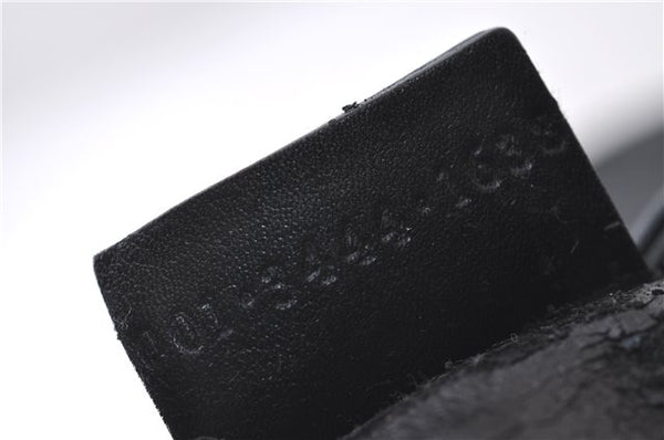 Authentic GUCCI Bamboo Shoulder Hand Bag Leather Black Junk 1984D