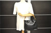 Authentic GUCCI Bamboo Shoulder Hand Bag Leather Black Junk 1984D