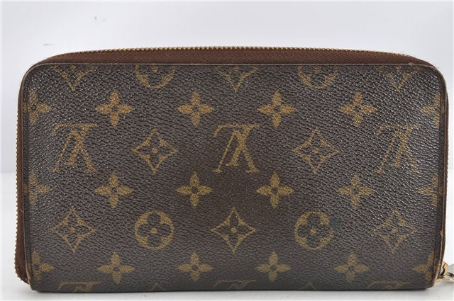 Authentic Louis Vuitton Monogram Zippy Organizer Long Wallet M60002 LV 1984G